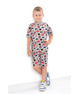 Boy’s Summer Set (T-Shirt + Shorts) – Breathable Knit, Colorful Print, S... - $25.49+