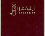 Hyatt Harborside Menu Boston Massachusetts Logan Airport  - £32.49 GBP