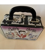 Betty Boop Tin Lunch Box Cityscape Marilyn Monroe Pose Red Car #44-1182 - £16.13 GBP