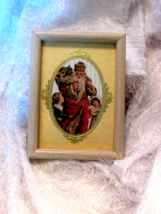 SANTA from the past,  wood frame (pantry) - $4.95