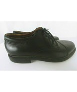 Dockers Gordon Cap Toe Men&#39;s Black Leather Oxford Dress Shoes Size 9.5M - £15.36 GBP