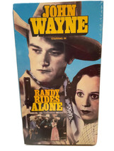 Vtg John Wayne Starring in Randy Rides Alone VHS 1987 Sealed New - £6.09 GBP