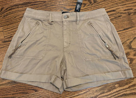 NEW White House Black Market Pret-A-Play Shorts Toasted Hazelnut Size 10... - $49.49