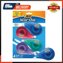 White-Out EZ Correct Correction Tape 39.3 Feet 4-Count Pack Of White Cor... - $12.74