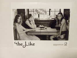 THE LIKE - PROMO PICTURE - BLACK &amp; WHITE - 8&quot; X 10&quot; - FREE SHIPPING - £38.62 GBP