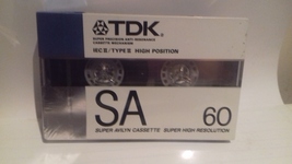 Tdk Sa Super Avilyn Iec Ii / Type Ii High Position 60 Cassette - £11.99 GBP