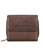 Leather Women Wallet Zip Closure Trifold Short Card Case Bag Coin Pocket... - £46.32 GBP+