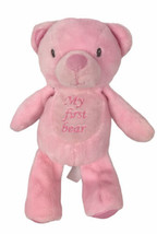 Kellytoy  My First Bear Pink Teddy Bear Plush 10" Rattle Toy - £24.38 GBP