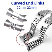 2pcs Curved End Links for Seiko Skx009 Skx007 Jubilee Oyster Watch Bracelet - £9.20 GBP