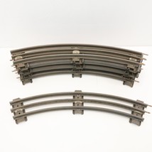 Vtg Lionel O O27 Gauge 3 Rail 2 Conductor Model Trail Track 8 Pieces Curved - $30.00