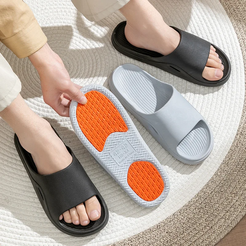 Simple Style Real Non-Slip Sole Slippers Four Seasons Home Bathroom Slip... - £10.83 GBP+