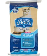 Premium Choice Carefree Kitty Unscented All-Natural Clumping Cat Litter ... - $37.10