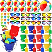 Pool Party Favors Beach Party Favors - 60 Pcs Pool Toys For Kids Ages 3 4 5 6 7  - £48.75 GBP