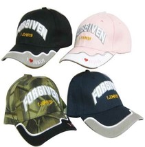 New Forgiven 1 First John 1:9 Christian Hat Ball Cap Pink I Love Heart J... - $19.99