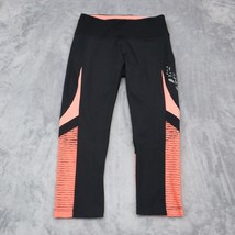Marika Pants Womens XS Black Elastic Waist Mid Rise Capri Activewear Leggings - £17.93 GBP