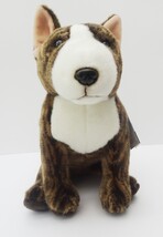 English Bull Terrier Brindle 12&quot; plushie gift wrapped or not with tag or not - £31.97 GBP+