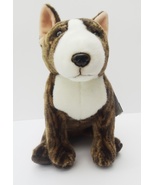 English Bull Terrier Brindle 12" plushie gift wrapped or not with tag or not - $40.00 - $50.00