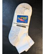 VTG Athlete’s Foot Brand Ankle Socks Cotton Nylon White 10 - 13 Moretz U... - $772.71 MXN