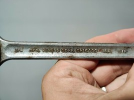 Vintage Penens Corp Chicago Double Open Ended Wrench 5/8 &amp; 3/4 USA Tool S1 - $9.99