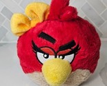 Working Sound! Angry Birds Valentine&#39;s Girl Red Bird Plush | 2012 5&quot;  - $19.75