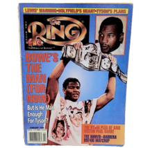 The Ring Boxing Magazine Vintage 1996 Tyson Holyfield Bowe Lennox Lewis - $514.83 MXN