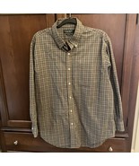 Men’s Shirt Ralph Lauren 17 - 32/33 Plaid Preppy Outdoors Casual Career LS - $21.78