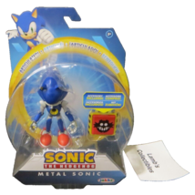 Metal Sonic with trap spring Sonic the Hedgehog 4&quot; Articulated Action Figure Toy - £38.58 GBP