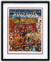 Charles Fazzino &quot;Backstage On Broadway&quot; 3D Construction Serigraph H/S Framed Coa - £1,823.26 GBP