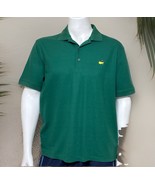 Vintage Masters Augusta Golf Polo Mens L Green Pima Cotton Short Sleeve ... - $44.14