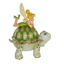 Disney Bradford Exchange Tinker Bell&#39;s Little Pal Turtle Music Box *Repaired* - £58.98 GBP