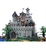 Black Falcon Royal Castle with Interior Modular Building Blocks MOC Bric... - €767,56 EUR