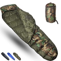 sleeping bag for all seasons in Camo with temperature rating 5°C To 15°C... - $77.85