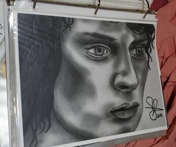 Frodo Baggins - LOTR Graphite 8x10 Print - £16.11 GBP