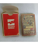Western Airlines Playing Cards - £4.67 GBP