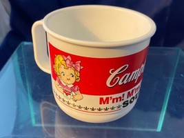 1992 Campbell&#39;s Kids Soup Collectors Plastic Mug Bowl Vintage M&#39;m! M&#39;m! Good! - £9.60 GBP