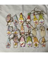 18 Piece Easter Gnomes Wooden Ornaments Decor - $183.06 MXN