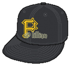 MLB ~ PITTSBURGH PIRATES Cap Cross Stitch Pattern - $3.95