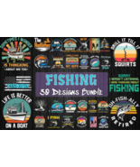 Fishing Bundle SVG 30 designs - $551.69 MXN