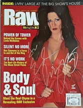 CHYNA SIGNED Autographed RAW Magazine COVER RARE JSA CERTIFIED AUTHENTIC... - £101.53 GBP