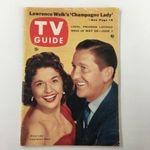 TV Guide Magazine May 26 1956 Alice Lon and Lawrence Welk Pittsburgh Edition - £22.65 GBP
