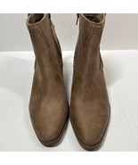 Dolce Vita Women&#39;s Perdue Brown Suede Zip Up Comfort Ankle Boots Size 7.5 - $1,230.57 MXN