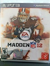 Playstation 3 Lot Madden 12 Madden Nfl 11 With Manuals - $4.03