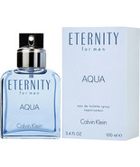 ETERNITY AQUA by Calvin Klein EDT SPRAY 3.4 OZ - $42.50