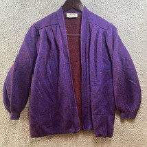 St John Neiman Marcus Size 4 Made In USA Caradgin Purple - £34.02 GBP