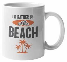 Make Your Mark Design At the Beach. Cool Coffee &amp; Tea Mug for Friend, Si... - £15.48 GBP+