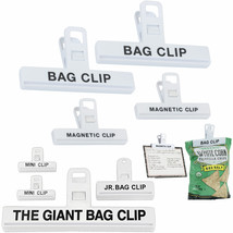 4 Pc Food Storage Chip Bag Clips Magnetic Multi Purpose Mini Clip Sealin... - $19.99
