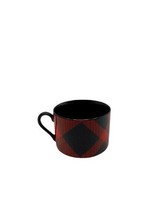 Rare FITZ &amp; FLOYD  Black &amp; Red Plaid Fine Porcelain FF.269 Dinnerware Collection - £6.19 GBP+