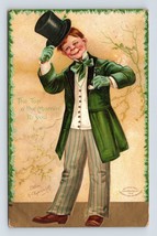 Ellen Clapsaddle Irish Top O The Mornin To You St Patricks 1909 DB Postcard M14 - £7.87 GBP