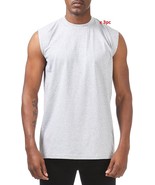 3 Pack Pro Club Heavyweight Crew Neck Sleeveless Muscle T-Shirt - Heathe... - $654.56 MXN
