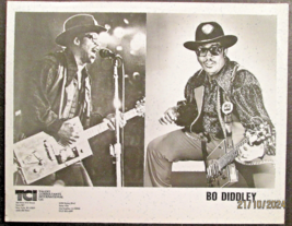 BO DIDDLEY: (RARE VINTAGE ORIG, ROCK &amp; ROLL RECORD PROMO PHOTO) 70.S -90,S - $1,815.88 MXN